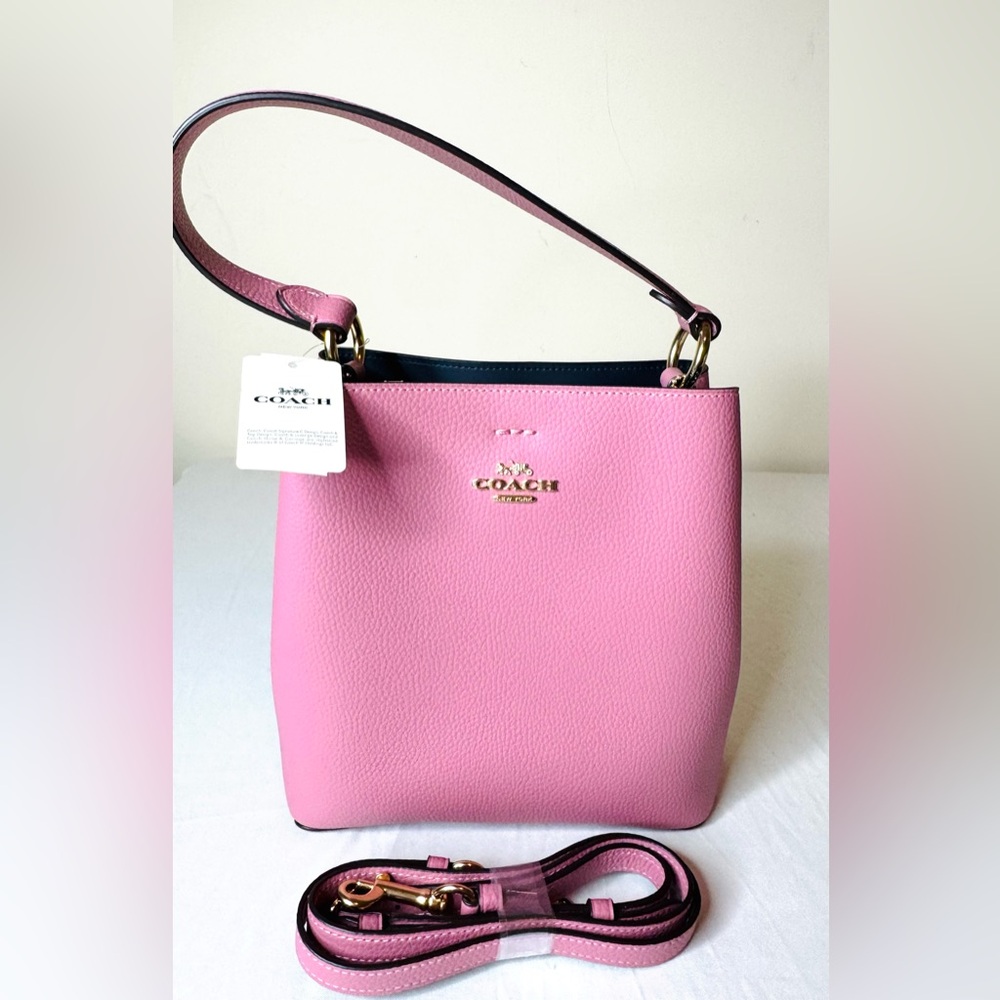 COACH Mollie Bucket bag Pink NWT - Picture 2 of 13